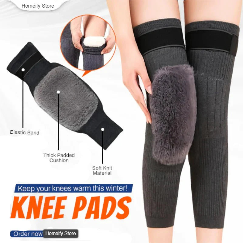 One Pair – Unisex Thermal Knee Warmers for Winter Pain Relief & Joint Support